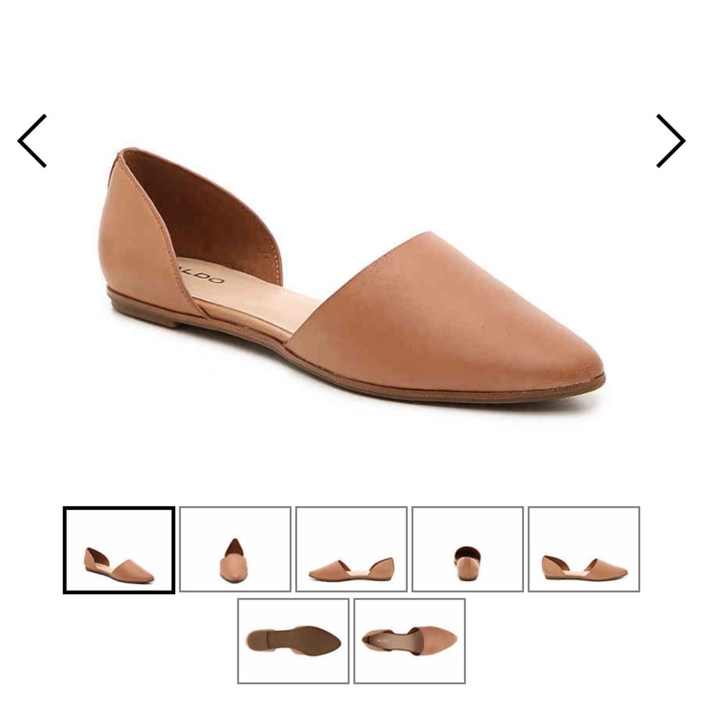 Aldo Chill Flat in Cognac, size 9